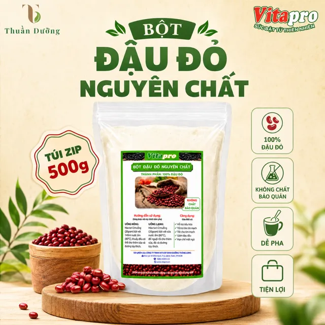 Bột đậu đỏ nguy&ecirc;n chất Vitapro