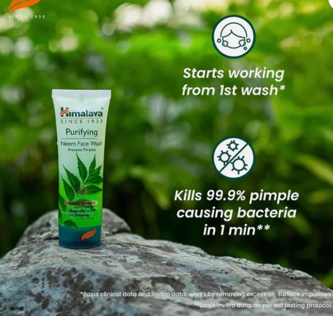 Sữa rửa mặt Himalaya chiết xuất l&aacute; neem