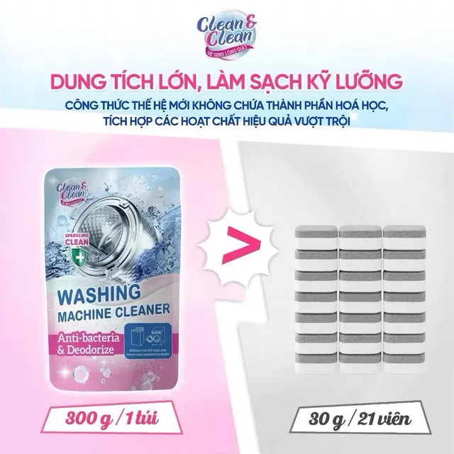 Bột Tẩy Lồng M&aacute;y Giặt