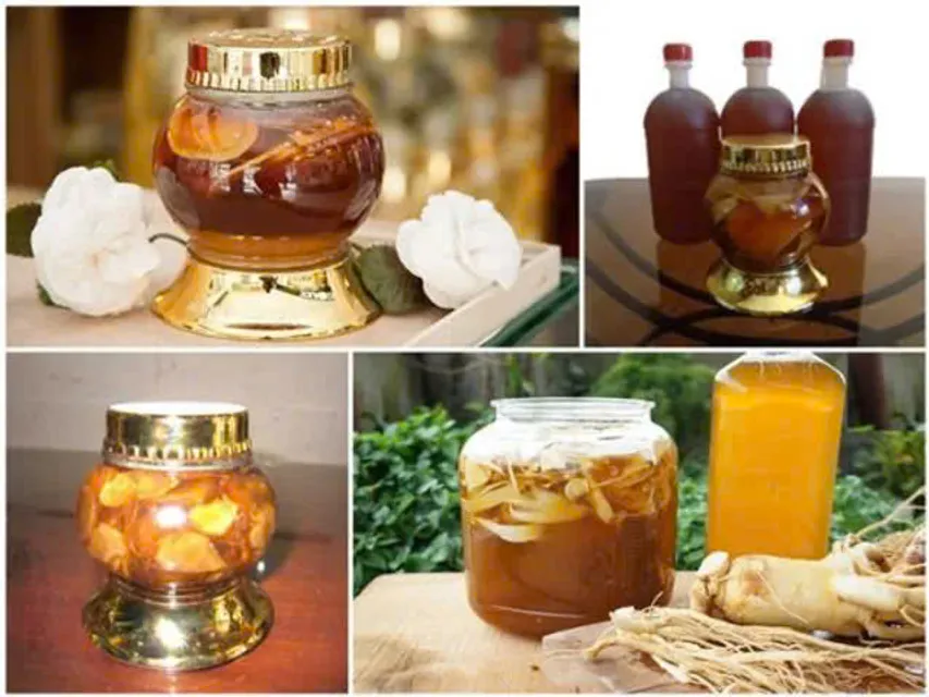 Nh&acirc;n s&acirc;m ng&acirc;m rượu