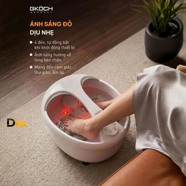 Bồn ng&acirc;m ch&acirc;n massage GKOCH SS-606D