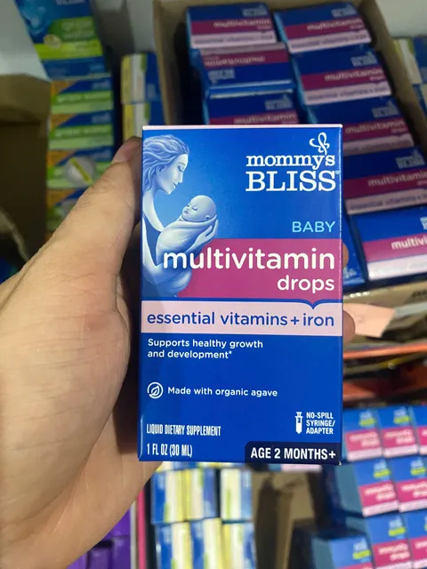 Sắt + Vitamin tổng hợp Mommy's Bliss Multivitamin With Iron
