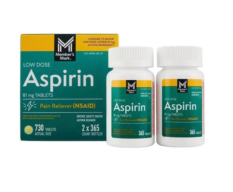 Aspirin liều thấp 81 mg của Member's Mark