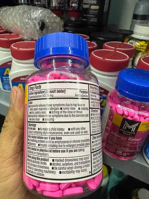 Th&agrave;nh phần của sản phẩm Members MARK allergy Relief