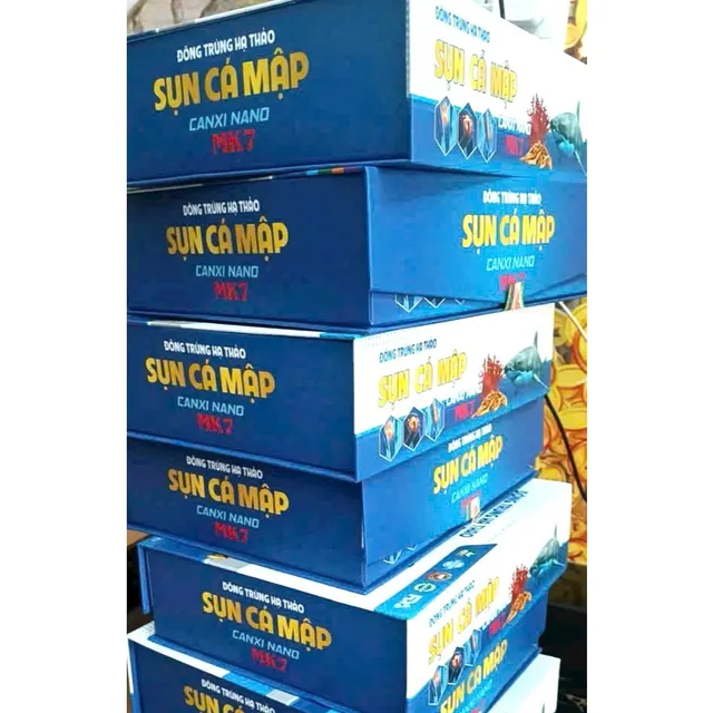 Đ&ocirc;ng tr&ugrave;ng hạ thảo Sụn nguy&ecirc;n liệu Canxi nano Mk7 l&agrave;nh t&iacute;nh