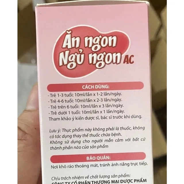 Vitamin AC cho b&eacute;