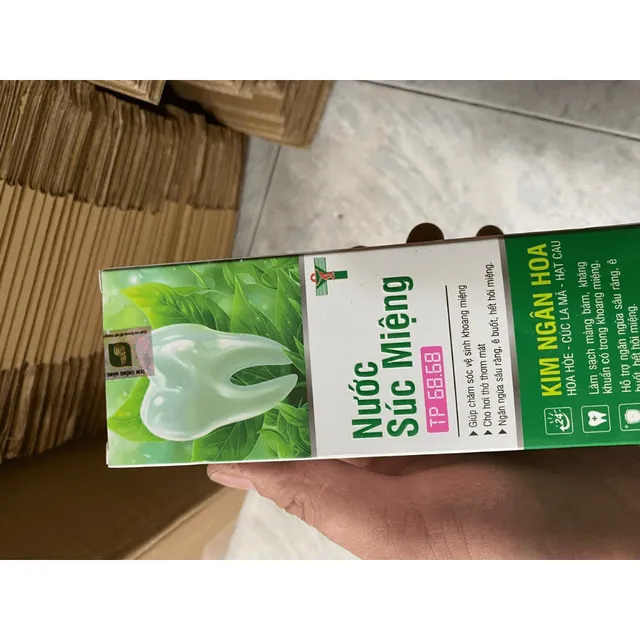 Th&agrave;nh phần tự nhi&ecirc;n của Nước s&uacute;c miệng TP 68.68