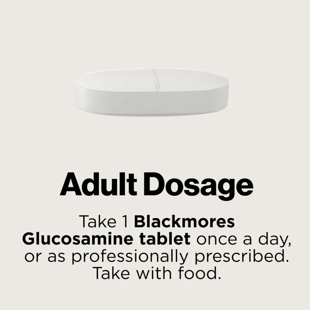 Blackmores Glucosamine Sulfate 1500mg Usage