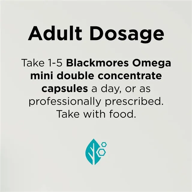 Blackmores Omega Mini Double Concentrate - Giải ph&aacute;p chăm s&oacute;c sức khỏe tim mạch