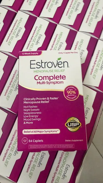 Estroven Relief 84 Vi&ecirc;n - Giảm biểu hiện M&atilde;n Kinh