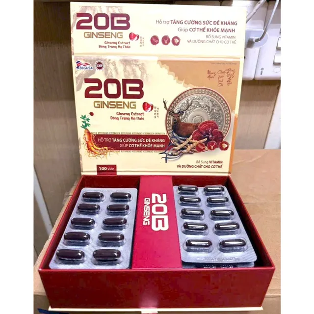 20B Ginseng bồi bổ cơ thể