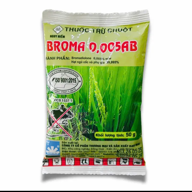 Kiểm so&aacute;t chuột hiệu quả với Th&oacute;c chuột Broma