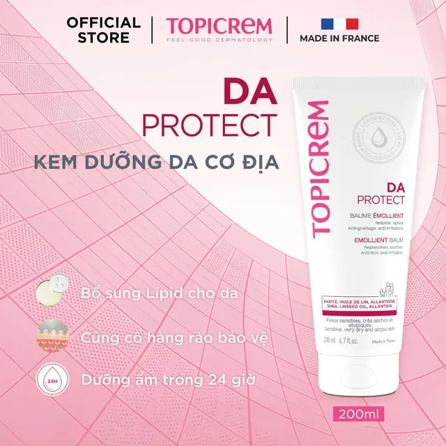 TOPICREM DA PROTECT EMOLLIENT BALM 200ml