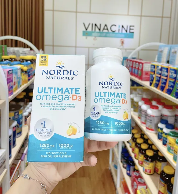 Vi&ecirc;n Dầu C&aacute; Nordic Naturals Ultimate Omega-D3