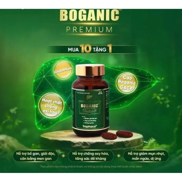 Vi&ecirc;n uống Boganic Premium Traphaco