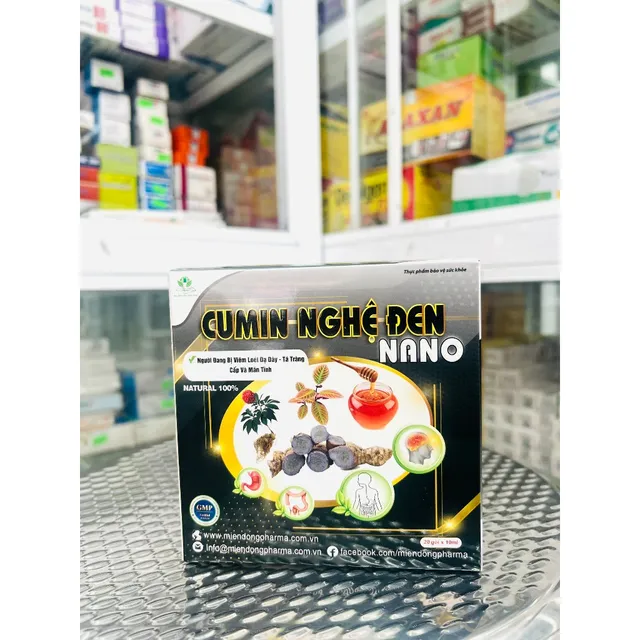 Hộp sản phẩm Nghệ đen nano cumin