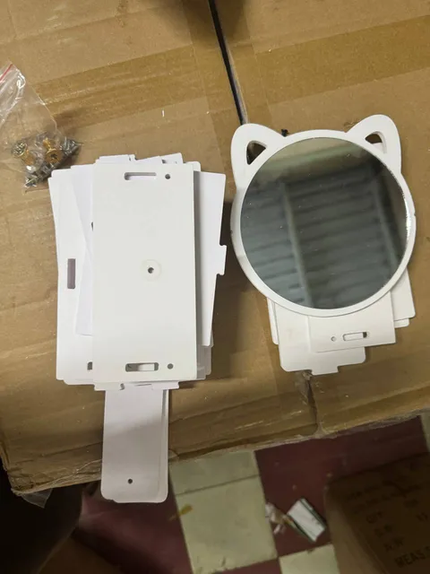 Kệ Mỹ Phẩm C&oacute; Gương Tai M&egrave;o 2 Ngăn K&eacute;o