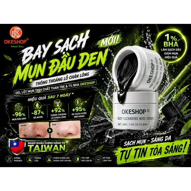 Gel Lột Mụn Nha Đam OKESHOP 30ml