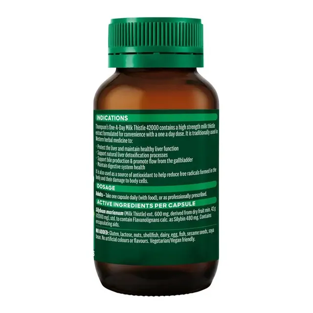 Thompson's One A Day Milk Thistle 42000mg