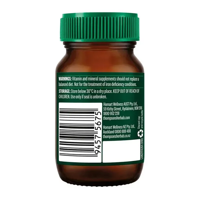 Thompson's Organic Iron 24mg