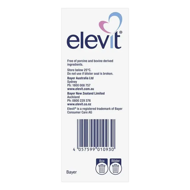 Elevit Vitamin Components