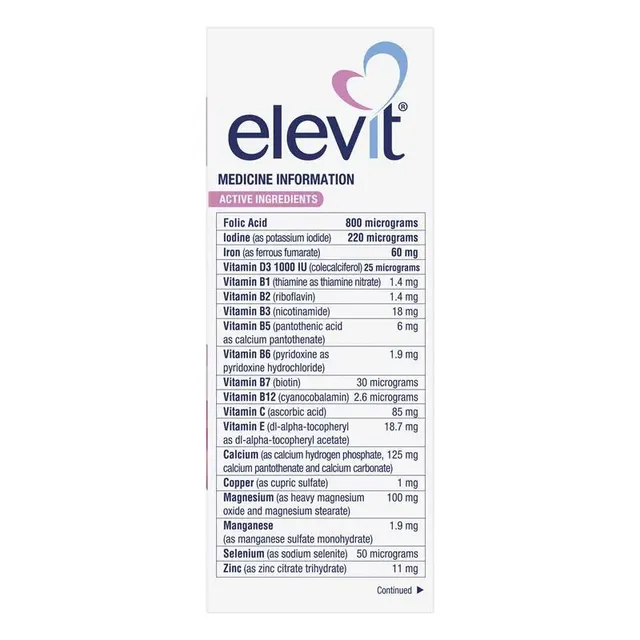 Elevit Packaging