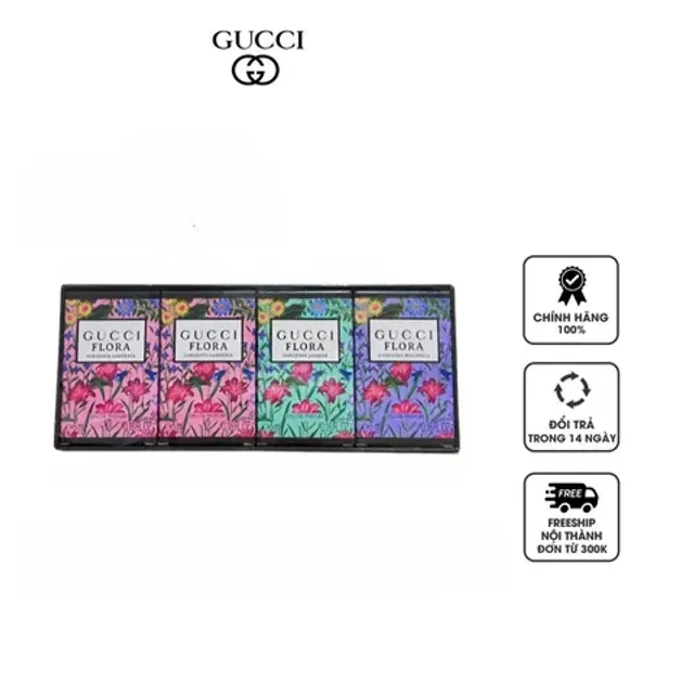 Set 4 Chai Nước Hoa Mini Gucci Flora