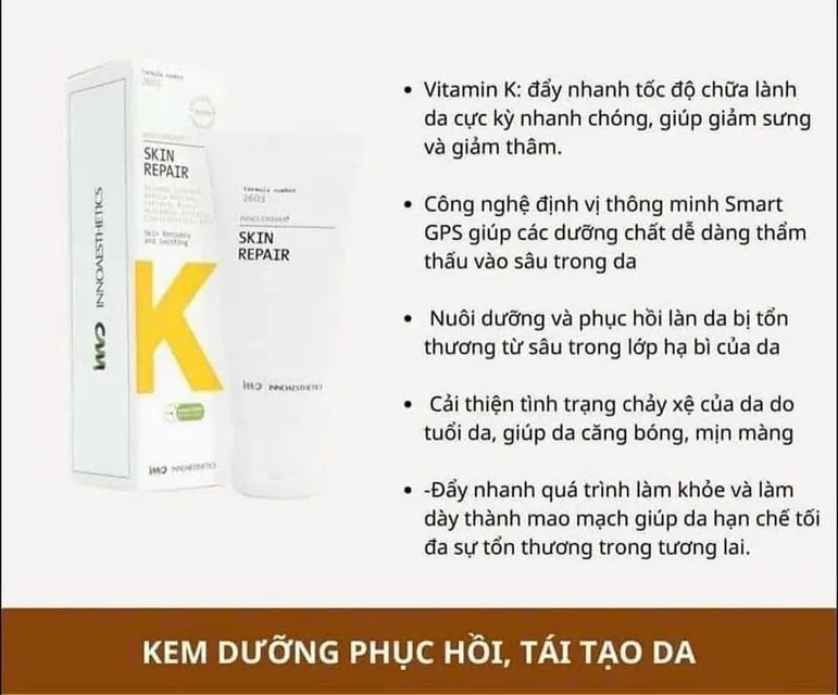 Kem Dưỡng Phục Hồi Da Inno Derma