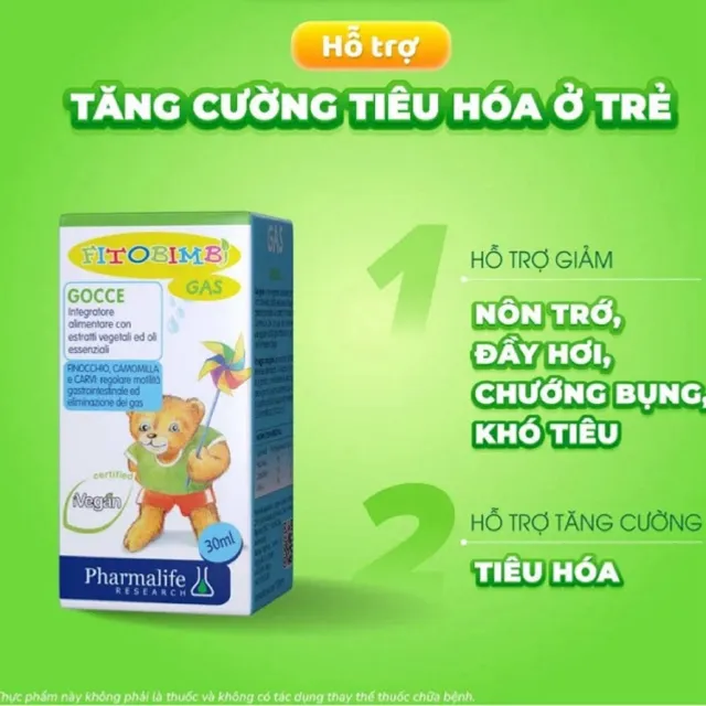 Đ&oacute;ng g&oacute;i FITOBIMBI GAS 30 ml