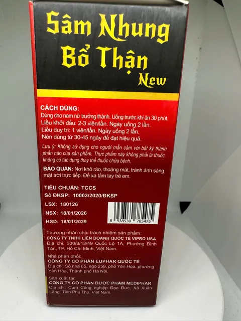 Bổ Thận Tăng Cường Sinh Lực