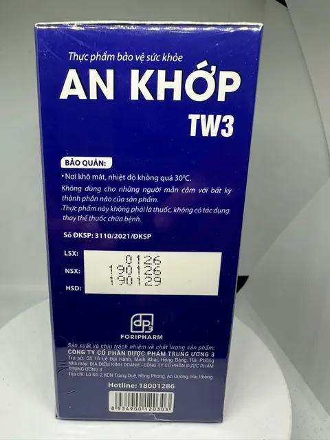 AN KHỚP TW3