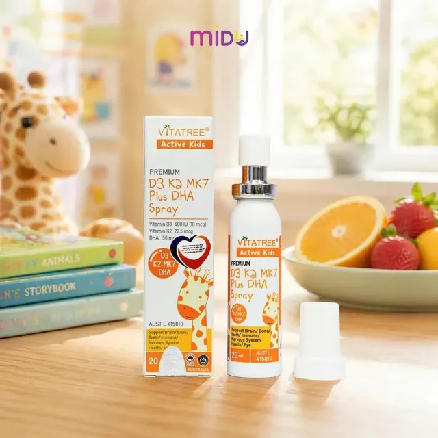 Chai Xịt Vitatree D3 K2 DHA - Hướng Dẫn Sử Dụng