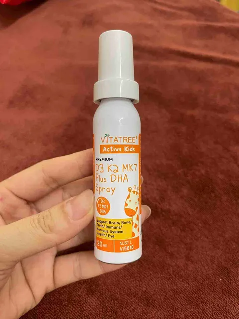 Chai Xịt Vitatree D3 K2 DHA - Th&agrave;nh Phần