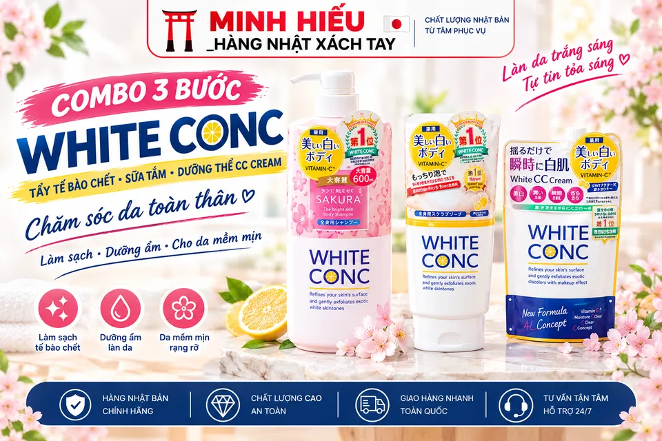 Bộ Chăm S&oacute;c Da White Conc