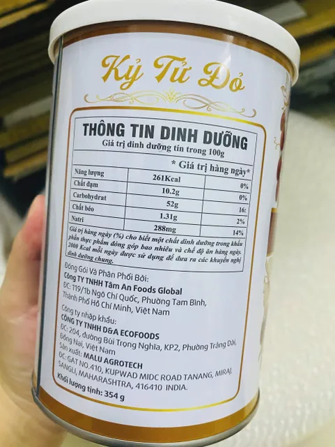 Kỷ Tử Sấy Kh&ocirc; Organic Traditions Goji Berries