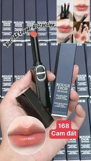 Son Dior 168 Rouge Dior On Stage Coated Shine