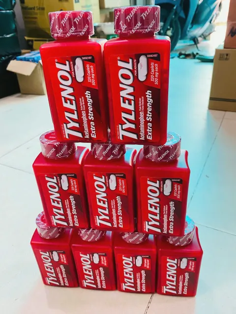 Vi&ecirc;n Uống Tylenol Acetaminophen Extra Strength 500mg 320 Vi&ecirc;n