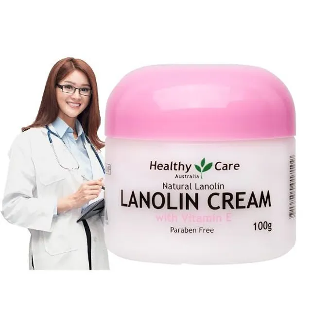 Kem Dưỡng Healthy Care Lanolin Cream Vitamin E 100g