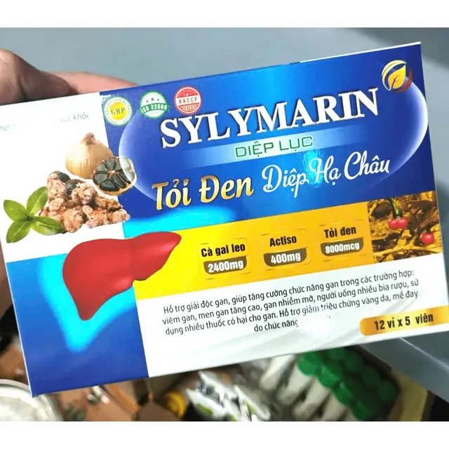 SYLYMARIN DIỆP LỤC TỎI ĐEN DIỆP HẠ CH&Acirc;U SILYMARIN 3