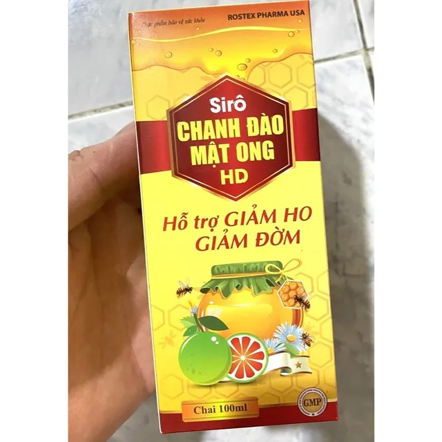 lợi &iacute;ch Sir&ocirc; Chanh Đ&agrave;o Mật Ong HD