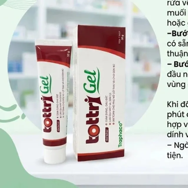 [CHE T&Ecirc;N] TOTTRI Gel b&ocirc;i 30g