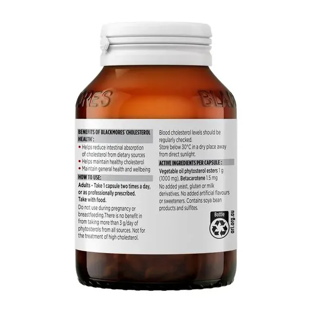 Th&agrave;nh phần của Blackmores Cholesterol Health