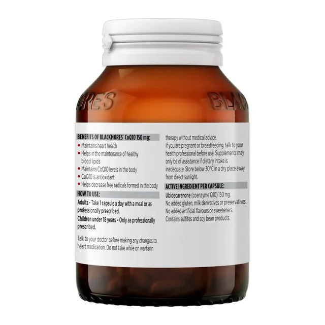 Blackmores CoQ10 - Vi&ecirc;n uống hỗ trợ tim mạch
