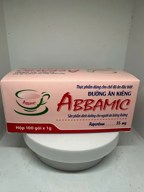 Thực phẩm d&ugrave;ng cho chế độ ăn ki&ecirc;ng đặc biệt đường ăn ki&ecirc;ng ABBAMIC