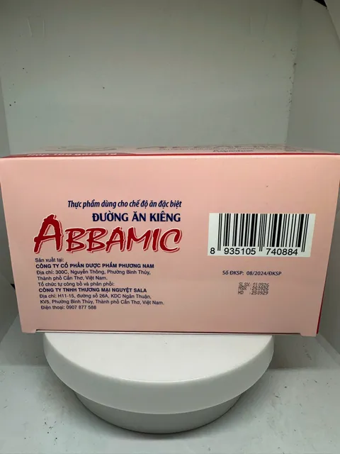 H&igrave;nh ảnh sản phẩm đường ăn ki&ecirc;ng ABBAMIC