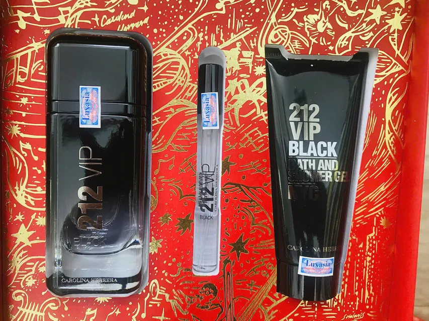 Set Carolina Herrera 212 Vip Black EDP 100ml