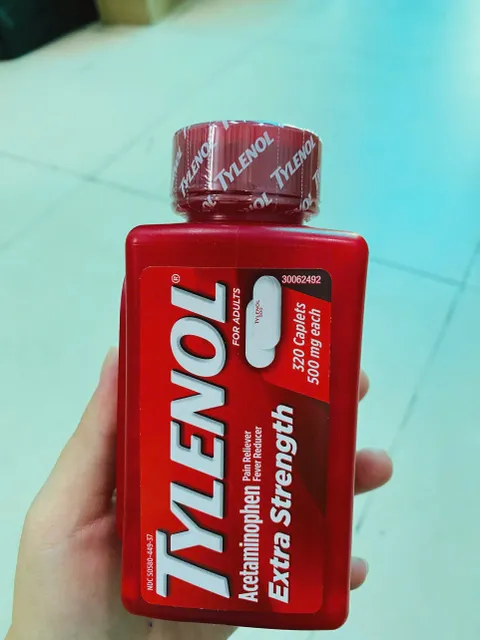Viên Uống Tylenol Acetaminophen Extra Strength