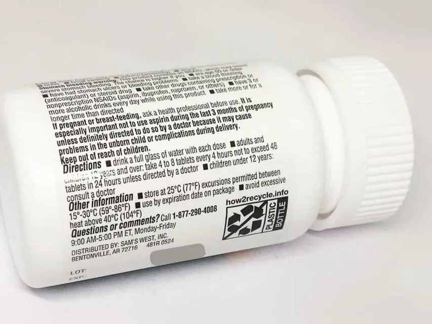 Viên Uống Aspirin Member's Mark Low Dose 81mg 365 Viên