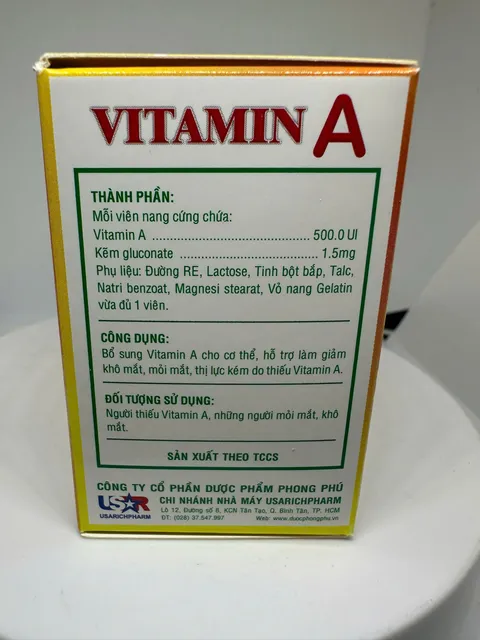 Vitamin A hỗ trợ s&aacute;ng mắt