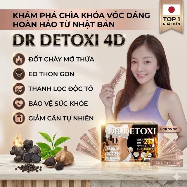 Vi&ecirc;n Uống GIẢM C&Acirc;N DR DETOXI